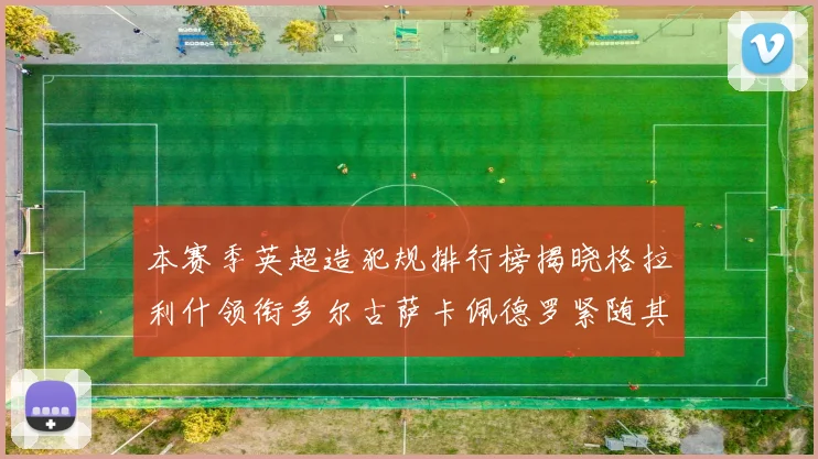 本赛季英超造犯规排行榜揭晓格拉利什领衔多尔古萨卡佩德罗紧随其后